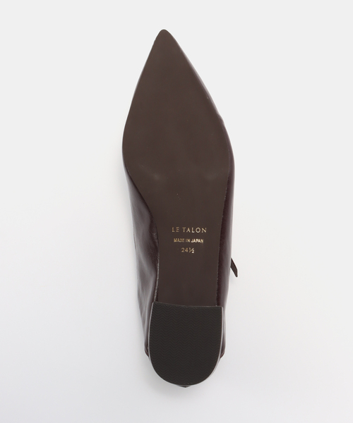 FLAT(フラット)の「《追加》ポインテッドワンストラップフラット(その他シューズ・レディース・チョコ・25.5cm/25cm/24.5cm/24cm/23.5cm/23cm/22.5cm/22cm/21.5/26cm)」の20枚目の写真