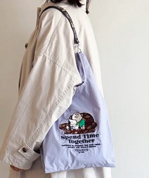 Vintage PEANUTS（ビンテージピーナッツ）の「"11"≪Vintage PEANUTS≫1ポケット ストラップ付き ショッパー/エコバッグ（エコバッグ/サブバッグ）」