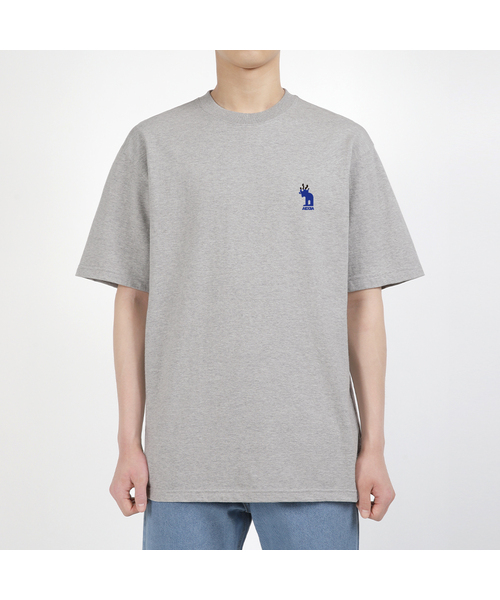 AEXEA(アクシー)の「キッチボーイ 半袖Tシャツ E04BRD_ABX10223(Tシャツ/カットソー・メンズ・ブラック/ホワイト/グレー系その他/ブルー・L/M/S/XL)」の1枚目の写真