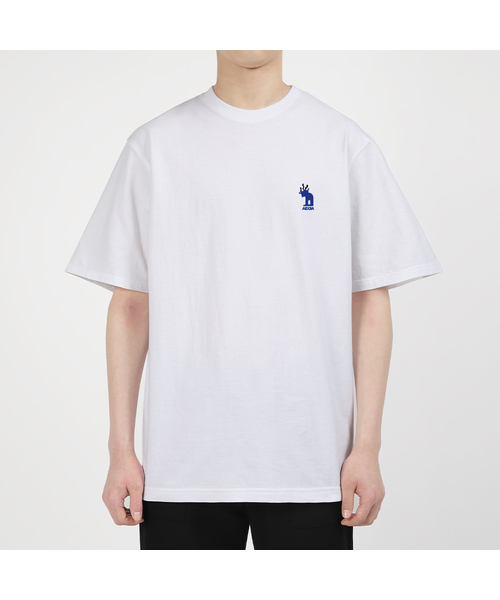 AEXEA(アクシー)の「キッチボーイ 半袖Tシャツ E04BRD_ABX10223(Tシャツ/カットソー・メンズ・ブラック/ホワイト/グレー系その他/ブルー・L/M/S/XL)」の2枚目の写真