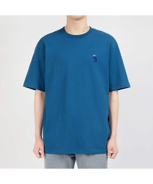 AEXEA(アクシー)の「キッチボーイ 半袖Tシャツ E04BRD_ABX10223(Tシャツ/カットソー・メンズ・ブラック/ホワイト/グレー系その他/ブルー・L/M/S/XL)」の4枚目の写真