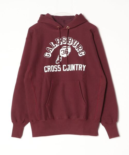 Champion(チャンピオン)の「【Champion/チャンピオン】メンズ TRUE TO ARCHIVES リバースウィーブ(R) フーデッドスウェットシャツ(パーカー・メンズ・マルーン/ブラック/シルバーグレー・X-LARGE/LARGE/MEDIUM/SMALL)」の3枚目の写真