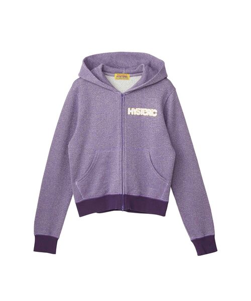 HYSTERIC GLAMOUR(ヒステリックグラマー)の「CHAINSAW BUNNY ショート丈パーカー(パーカー・レディース・ブラウン/パープル/ブラック・FREE)」の1枚目の写真