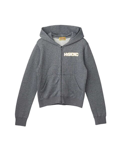 HYSTERIC GLAMOUR(ヒステリックグラマー)の「CHAINSAW BUNNY ショート丈パーカー(パーカー・レディース・ブラウン/パープル/ブラック・FREE)」の2枚目の写真