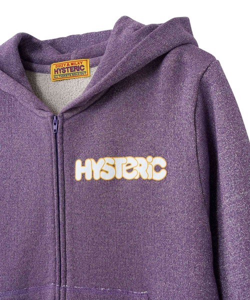 HYSTERIC GLAMOUR(ヒステリックグラマー)の「CHAINSAW BUNNY ショート丈パーカー(パーカー・レディース・ブラウン/パープル/ブラック・FREE)」の5枚目の写真