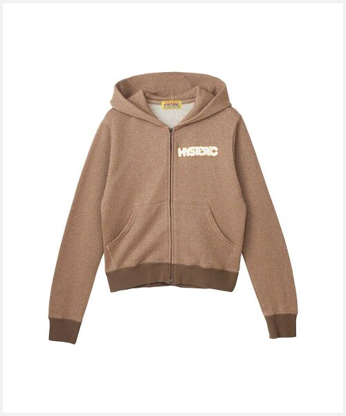 HYSTERIC GLAMOUR(ヒステリックグラマー)の「CHAINSAW BUNNY ショート丈パーカー(パーカー・レディース・ブラウン/パープル/ブラック・FREE)」の6枚目の写真