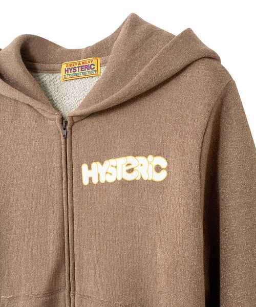 HYSTERIC GLAMOUR(ヒステリックグラマー)の「CHAINSAW BUNNY ショート丈パーカー(パーカー・レディース・ブラウン/パープル/ブラック・FREE)」の7枚目の写真