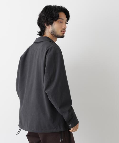 NANO universe(ナノユニバース)の「イタリアンドットコーチジャケット(ブルゾン・メンズ・その他1/チャコール/ブラウン/ブラック・L/XL/S/M)」の7枚目の写真
