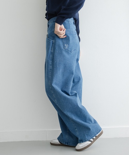 URBAN RESEARCH Sonny Label（アーバンリサーチサニーレーベル）の「カーブポケットデニムパンツ（デニムパンツ・レディース・ブラウン/インディゴブルー・36/38）」の12枚目の写真