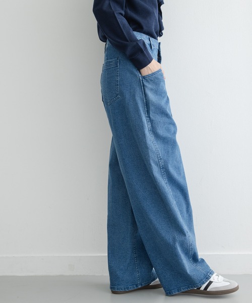 URBAN RESEARCH Sonny Label（アーバンリサーチサニーレーベル）の「カーブポケットデニムパンツ（デニムパンツ・レディース・ブラウン/インディゴブルー・36/38）」の14枚目の写真