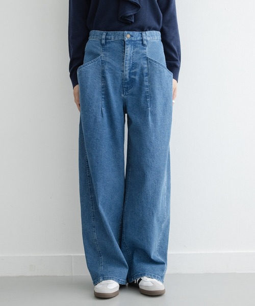 URBAN RESEARCH Sonny Label（アーバンリサーチサニーレーベル）の「カーブポケットデニムパンツ（デニムパンツ・レディース・ブラウン/インディゴブルー・36/38）」の17枚目の写真