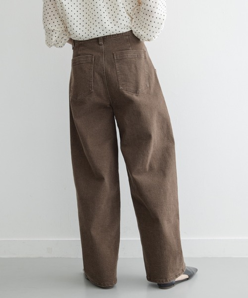 URBAN RESEARCH Sonny Label（アーバンリサーチサニーレーベル）の「カーブポケットデニムパンツ（デニムパンツ・レディース・ブラウン/インディゴブルー・36/38）」の6枚目の写真