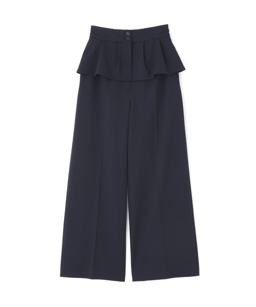 JILL by JILL STUART(ジルバイジルスチュアート)の「ペプラムワイドパンツ(その他パンツ・レディース・ネイビー/グレー系その他・FREE)」の10枚目の写真