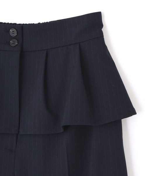 JILL by JILL STUART(ジルバイジルスチュアート)の「ペプラムワイドパンツ(その他パンツ・レディース・ネイビー/グレー系その他・FREE)」の5枚目の写真