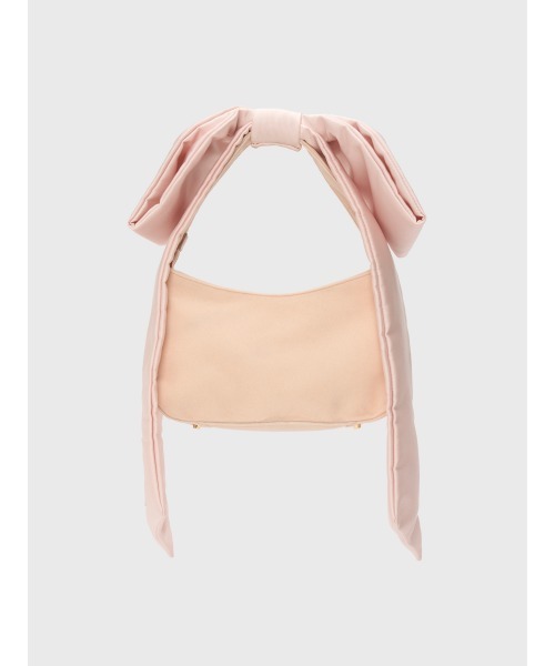 EIMY ISTOIRE(エイミーイストワール)の「PAPILLON VELVET RIBBON BAG(ハンドバッグ・レディース・ライトピンク/ブラック・FREE)」の6枚目の写真