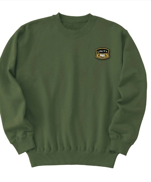 Ol' Basics(オールベーシックス)の「Ol' Basics(オール・ベーシックス) トレーナー スウェット シェイクハンド プリント ワンポイント 10.0オンス 裏毛 メンズ ユニセックス アメカジ(スウェット・メンズ・ホワイト/ブラック/ネイビー/レッド/オリーブ/サックスブルー/ブルー/ヘザーグレー/グレイッシュブルー/アッシュ/グリーン系/イエロー系・S/M/L/XL)」の5枚目の写真