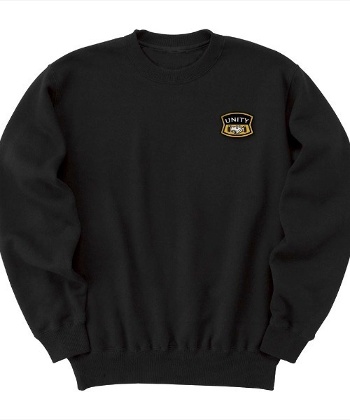 Ol' Basics(オールベーシックス)の「Ol' Basics(オール・ベーシックス) トレーナー スウェット シェイクハンド プリント ワンポイント 10.0オンス 裏毛 メンズ ユニセックス アメカジ(スウェット・メンズ・ホワイト/ブラック/ネイビー/レッド/オリーブ/サックスブルー/ブルー/ヘザーグレー/グレイッシュブルー/アッシュ/グリーン系/イエロー系・S/M/L/XL)」の2枚目の写真