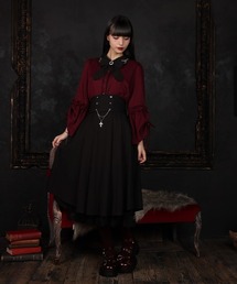 クロス×ハイウエストスカート