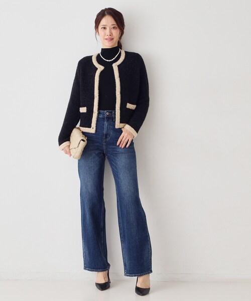 COUP DE CHANCE(クードシャンス)の「【Healthy DENIM】Aquaフレアパンツ(デニムパンツ・レディース・ブルー/ネイビー・40/38/36/34)」の9枚目の写真