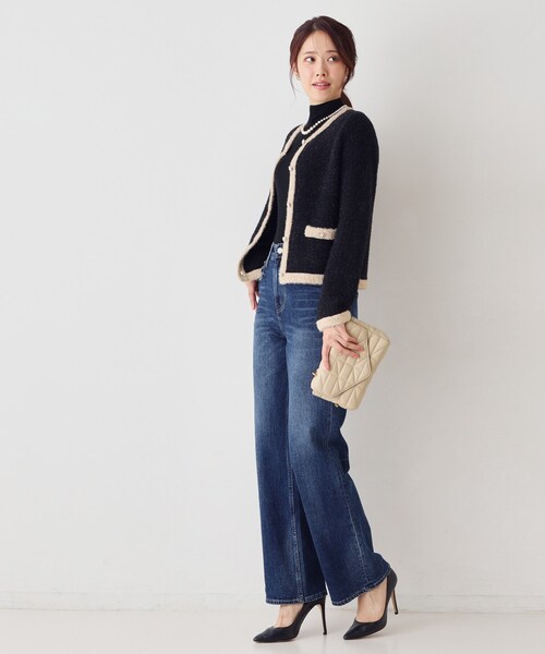 COUP DE CHANCE(クードシャンス)の「【Healthy DENIM】Aquaフレアパンツ(デニムパンツ・レディース・ブルー/ネイビー・40/38/36/34)」の10枚目の写真