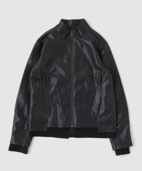 SAN SAN GEAR(サンサンギア)の「SAN SAN GEAR / サンサンギア OBLIQUE JACKET(その他アウター・メンズ・ブラック・2/1)」の1枚目の写真