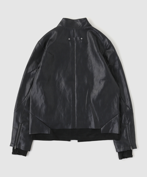 SAN SAN GEAR(サンサンギア)の「SAN SAN GEAR / サンサンギア OBLIQUE JACKET(その他アウター・メンズ・ブラック・2/1)」の3枚目の写真