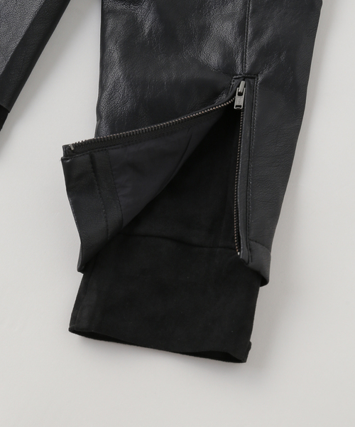 SAN SAN GEAR(サンサンギア)の「SAN SAN GEAR / サンサンギア OBLIQUE JACKET(その他アウター・メンズ・ブラック・2/1)」の6枚目の写真