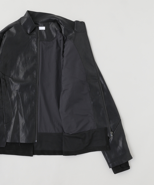 SAN SAN GEAR(サンサンギア)の「SAN SAN GEAR / サンサンギア OBLIQUE JACKET(その他アウター・メンズ・ブラック・2/1)」の8枚目の写真