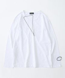 ロウムード ロングスリーブTシャツ（ホワイト）