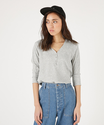 MOUSSY | HENRY NECK POJ(Tシャツ/カットソー)