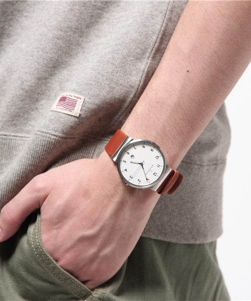SKAGEN（スカーゲン）の「ANCHER　SKW6082（アナログ腕時計・メンズ・ブラウン・FREE）」の11枚目の写真