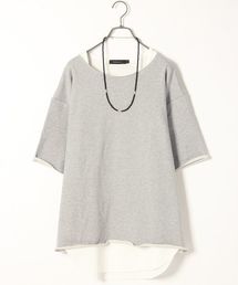 RAGEBLUE | 【抗菌防臭】＜USAコットン使用＞カットオフ裏毛スウェット半袖/721114(スウェット)