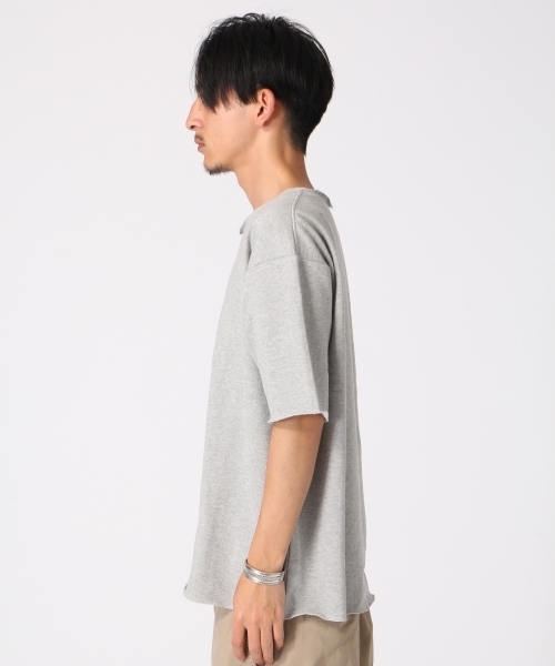 RAGEBLUE（レイジブルー）の「【抗菌防臭】＜USAコットン使用＞カットオフ裏毛スウェット半袖/721114（スウェット・メンズ・ピンク系その他/グレー/ブルー/ホワイト/ベージュ・LARGE/MEDIUM/SMALL）」の18枚目の写真