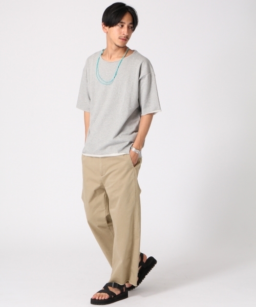 RAGEBLUE（レイジブルー）の「【抗菌防臭】＜USAコットン使用＞カットオフ裏毛スウェット半袖/721114（スウェット・メンズ・ピンク系その他/グレー/ブルー/ホワイト/ベージュ・LARGE/MEDIUM/SMALL）」の15枚目の写真