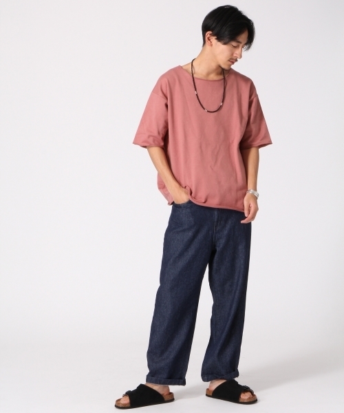 RAGEBLUE（レイジブルー）の「【抗菌防臭】＜USAコットン使用＞カットオフ裏毛スウェット半袖/721114（スウェット・メンズ・ピンク系その他/グレー/ブルー/ホワイト/ベージュ・LARGE/MEDIUM/SMALL）」の16枚目の写真