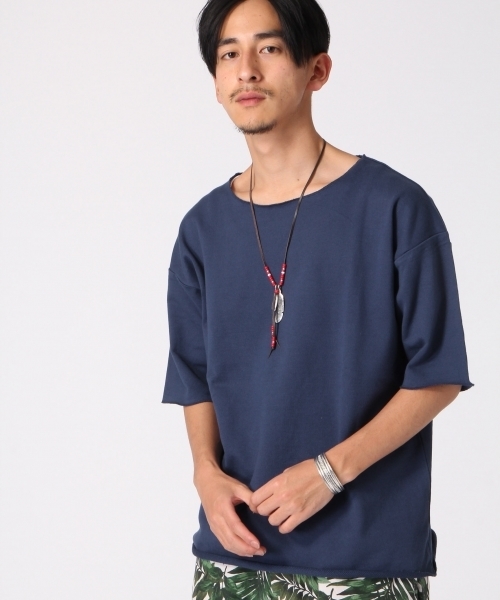 RAGEBLUE（レイジブルー）の「【抗菌防臭】＜USAコットン使用＞カットオフ裏毛スウェット半袖/721114（スウェット・メンズ・ピンク系その他/グレー/ブルー/ホワイト/ベージュ・LARGE/MEDIUM/SMALL）」の10枚目の写真