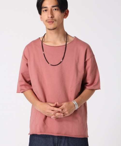 RAGEBLUE（レイジブルー）の「【抗菌防臭】＜USAコットン使用＞カットオフ裏毛スウェット半袖/721114（スウェット・メンズ・ピンク系その他/グレー/ブルー/ホワイト/ベージュ・LARGE/MEDIUM/SMALL）」の11枚目の写真