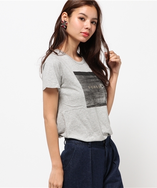 MURUA（ムルーア）の「FOREST Tシャツ（Tシャツ/カットソー・レディース・ホワイト/グレー・FREE）」の2枚目の写真