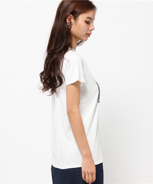 MURUA（ムルーア）の「FOREST Tシャツ（Tシャツ/カットソー・レディース・ホワイト/グレー・FREE）」の4枚目の写真