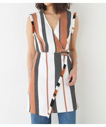SLY | DESERT STRIPE WRAP OP(ワンピース)