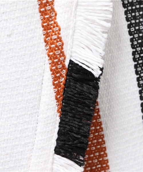 SLY（スライ）の「DESERT STRIPE WRAP OP（ワンピース・レディース・ネイビー/オフホワイト・1/2）」の5枚目の写真