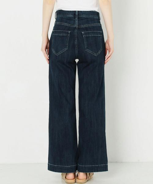 Another Edition（アナザーエディション）の「デニムバギー/AEBC DNM BAGGY（デニムパンツ・レディース・ライトブルー/ネイビー・SMALL/MEDIUM）」の3枚目の写真