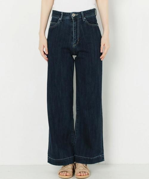 Another Edition（アナザーエディション）の「デニムバギー/AEBC DNM BAGGY（デニムパンツ・レディース・ライトブルー/ネイビー・SMALL/MEDIUM）」の4枚目の写真