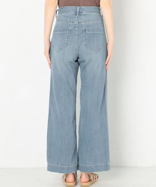 Another Edition（アナザーエディション）の「デニムバギー/AEBC DNM BAGGY（デニムパンツ・レディース・ライトブルー/ネイビー・SMALL/MEDIUM）」の14枚目の写真