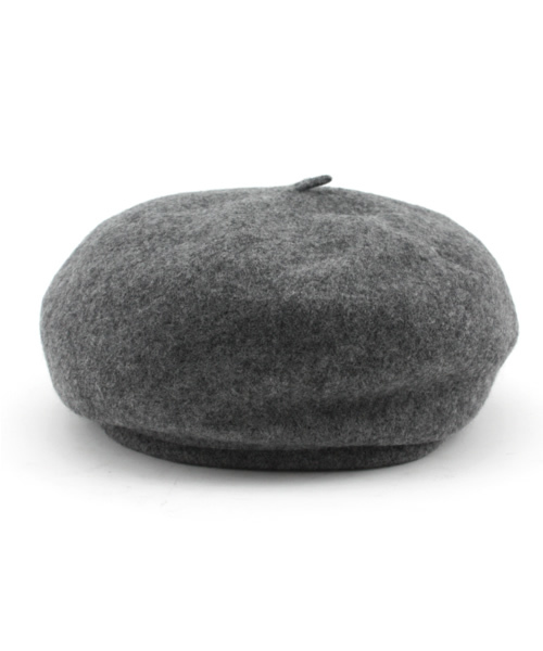 BEAMS BOY（ビームスボーイ）の「BEAMS BOY / WOOLベレー（ハット・レディース・グレー/ブラック/ベージュ/ネイビー・ONE SIZE）」の2枚目の写真
