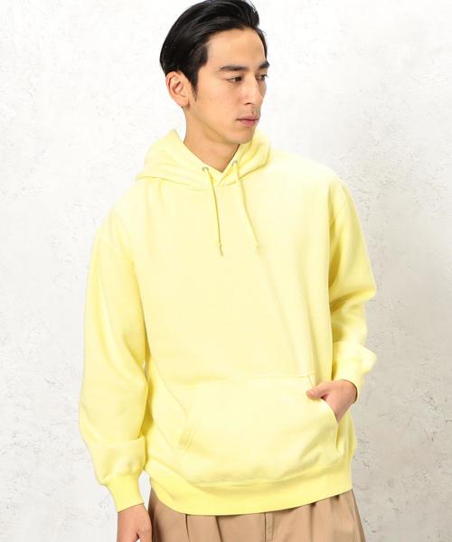 green label relaxing(グリーンレーベルリラクシング)の「BC LIGHT/スウェット BIG パーカー◆(パーカー・メンズ・ターコイズブルー/クリーム/グレー/ホワイト・SMALL/LARGE/MEDIUM)」の12枚目の写真