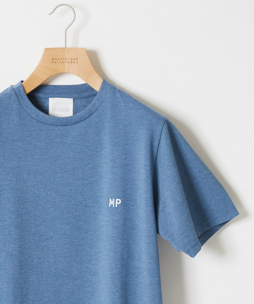 MACKINTOSH PHILOSOPHY（ﾏｯｷﾝﾄｯｼｭ ﾌｨﾛｿﾌｨｰ）の「【ZOZOTOWN限定】コットン鹿の子　MP刺繍Tシャツ（Tシャツ/カットソー・メンズ・ホワイト/ネイビー/グリーン/ブルー/ブラック/グレー/ブルー系その他/ブラック系その他/ライトインディゴブルー/ホワイト系その他・36/40/38）」の9枚目の写真