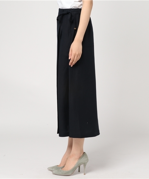【極美品】BLUE LABEL CRESTBRIDGE ラップスカート 38 BLUE LABEL CRESTBRIDGE（ブルーレーベルクレストブリッジ）の