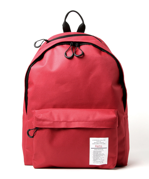 Rams(ラムス)の「Rams ラムス DAY PACK デイパック リュック RAM-002 x-pac ユニセックス(バックパック/リュック・メンズ・ブラック/グリーン/レッド/ベージュ/ネイビー・FREE)」の2枚目の写真