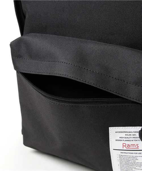 Rams(ラムス)の「Rams ラムス DAY PACK デイパック リュック RAM-002 x-pac ユニセックス(バックパック/リュック・メンズ・ブラック/グリーン/レッド/ベージュ/ネイビー・FREE)」の8枚目の写真